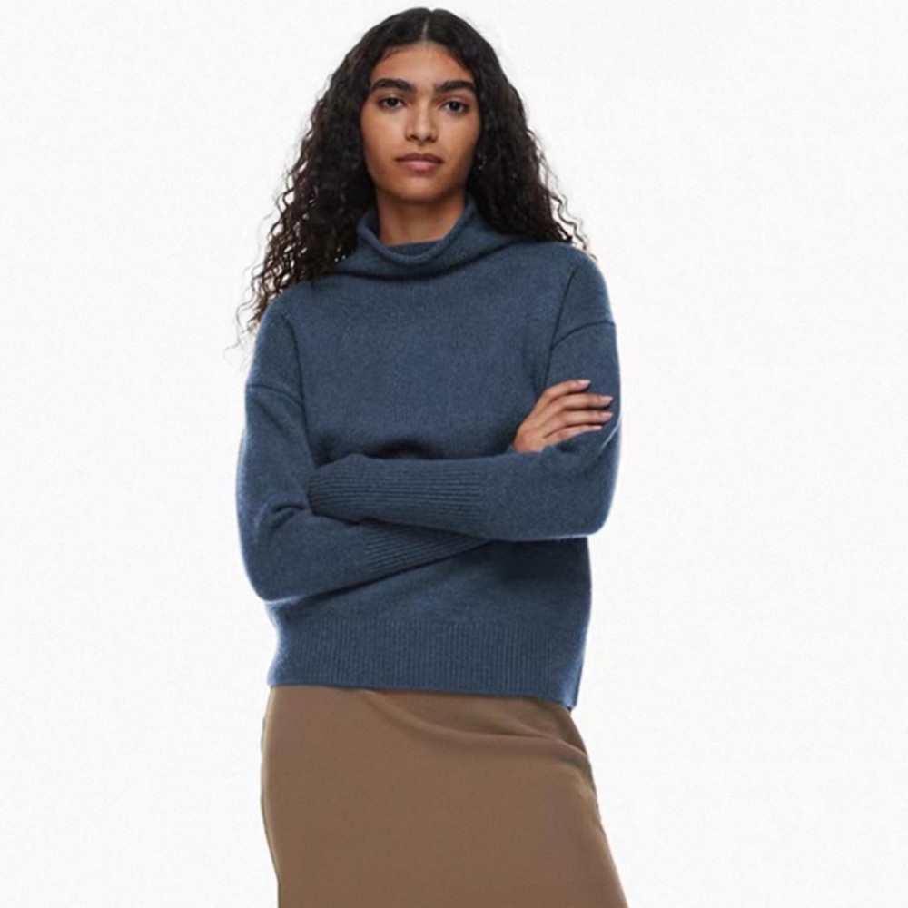 Wilfred Cyprie Merino wool mock-neck sweater